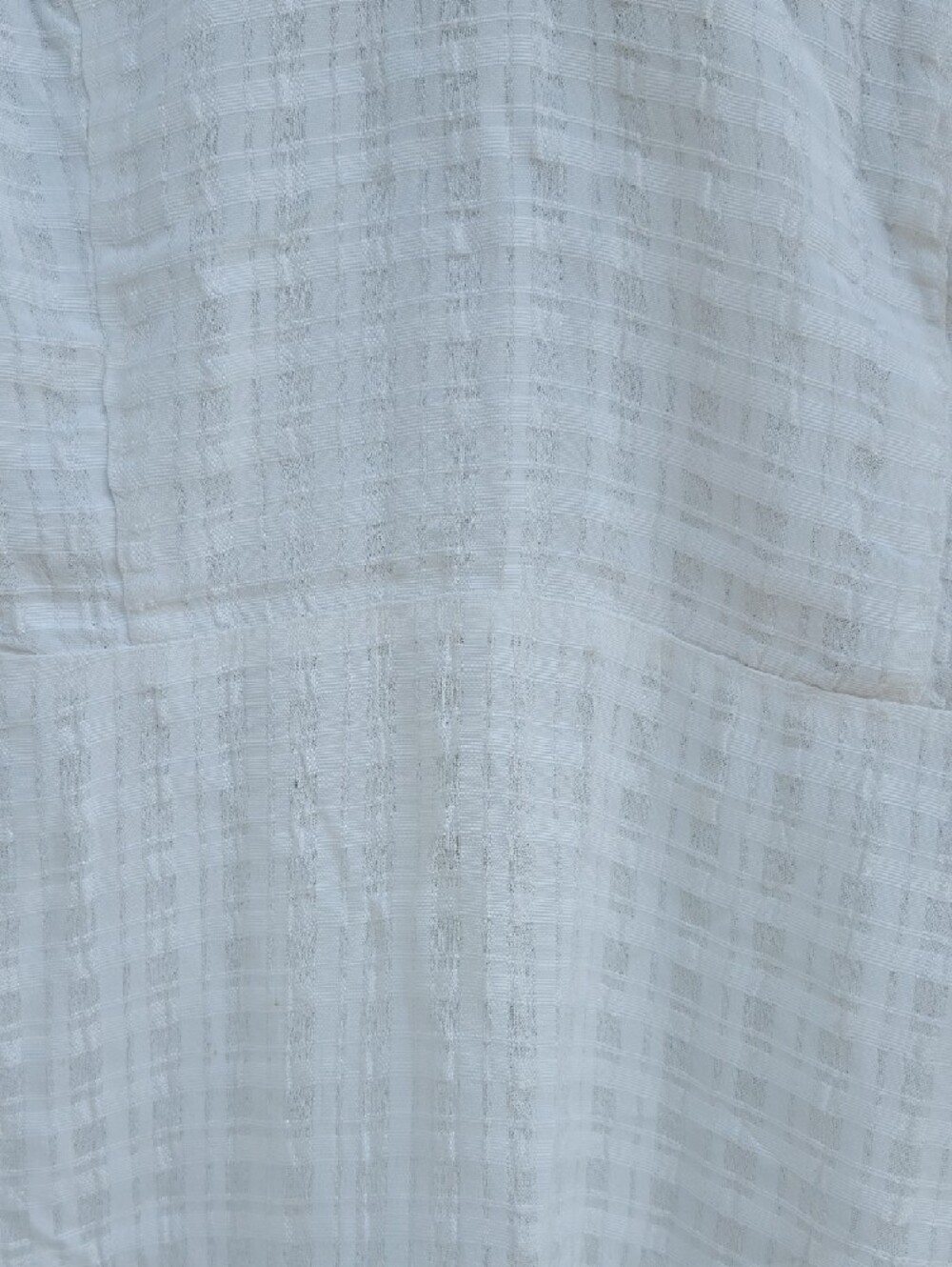 French Connection Sundress White Textured Mini Dress with V-Neck - Picture 9 of 16